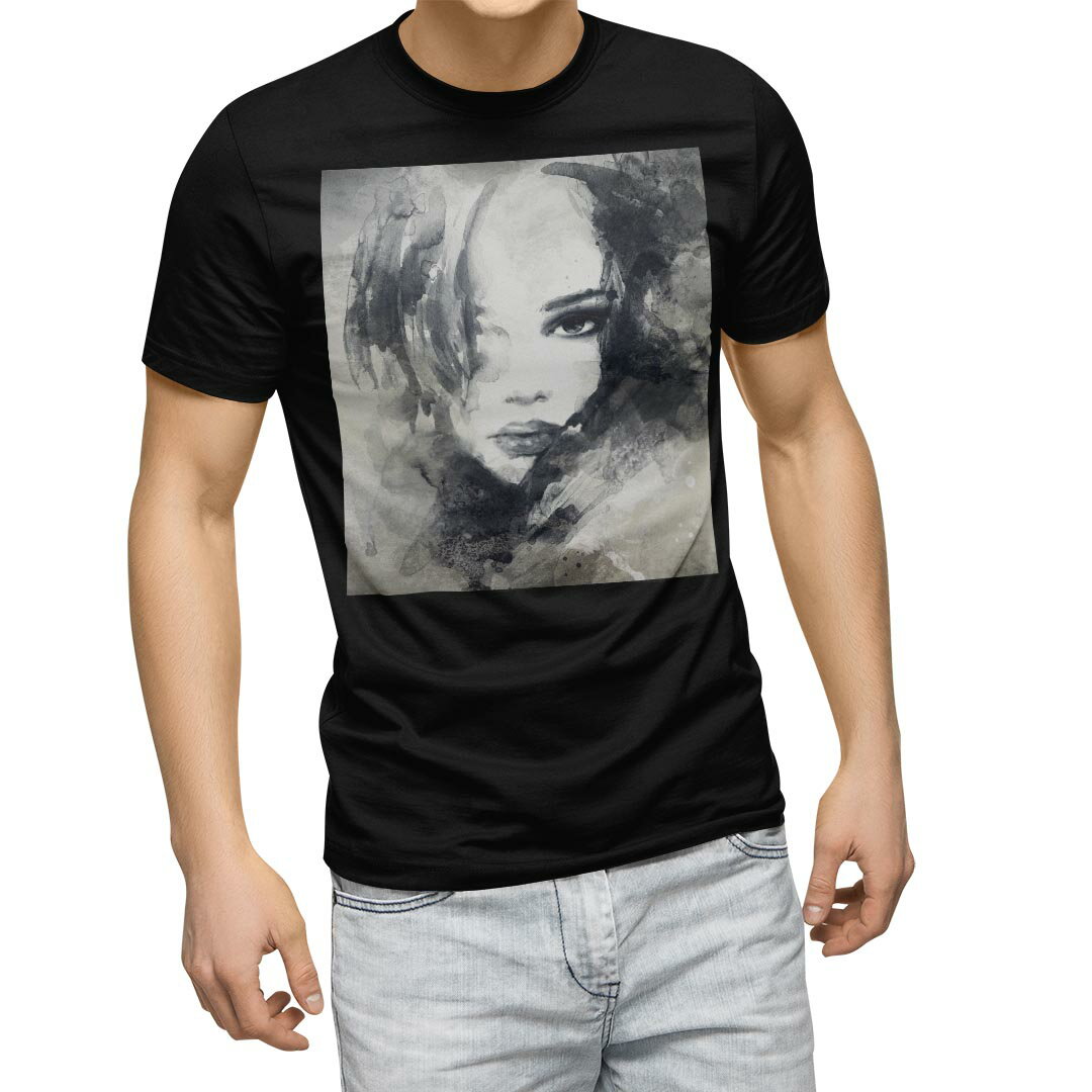 Other - tシャツ メンズ 半袖 ブラック デザイン XS S M L XL 2XL Tシャツ ティーシャツ T shirt　黒 010825 色彩　黒　人物