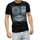 tシャツ メンズ 半袖 ブラック デザイン XS S M L XL 2XL Tシャツ ティーシャツ T shirt 黒 011502 骸骨 階級 星(4)