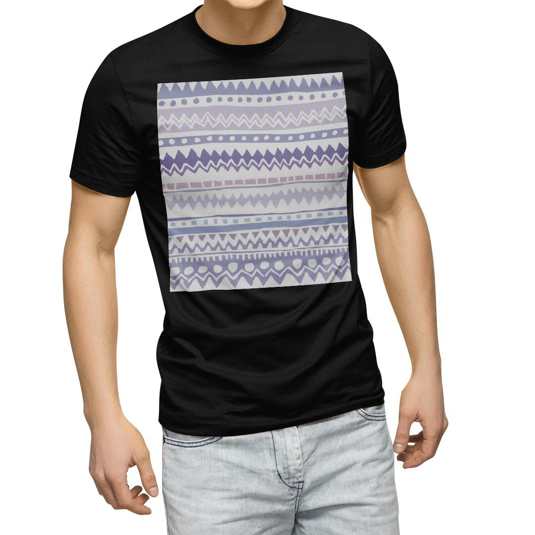 Shirts, T-Shirts - tシャツ メンズ 半袖 ブラック デザイン XS S M L XL 2XL Tシャツ ティーシャツ T shirt　黒 012707 パステル　模様