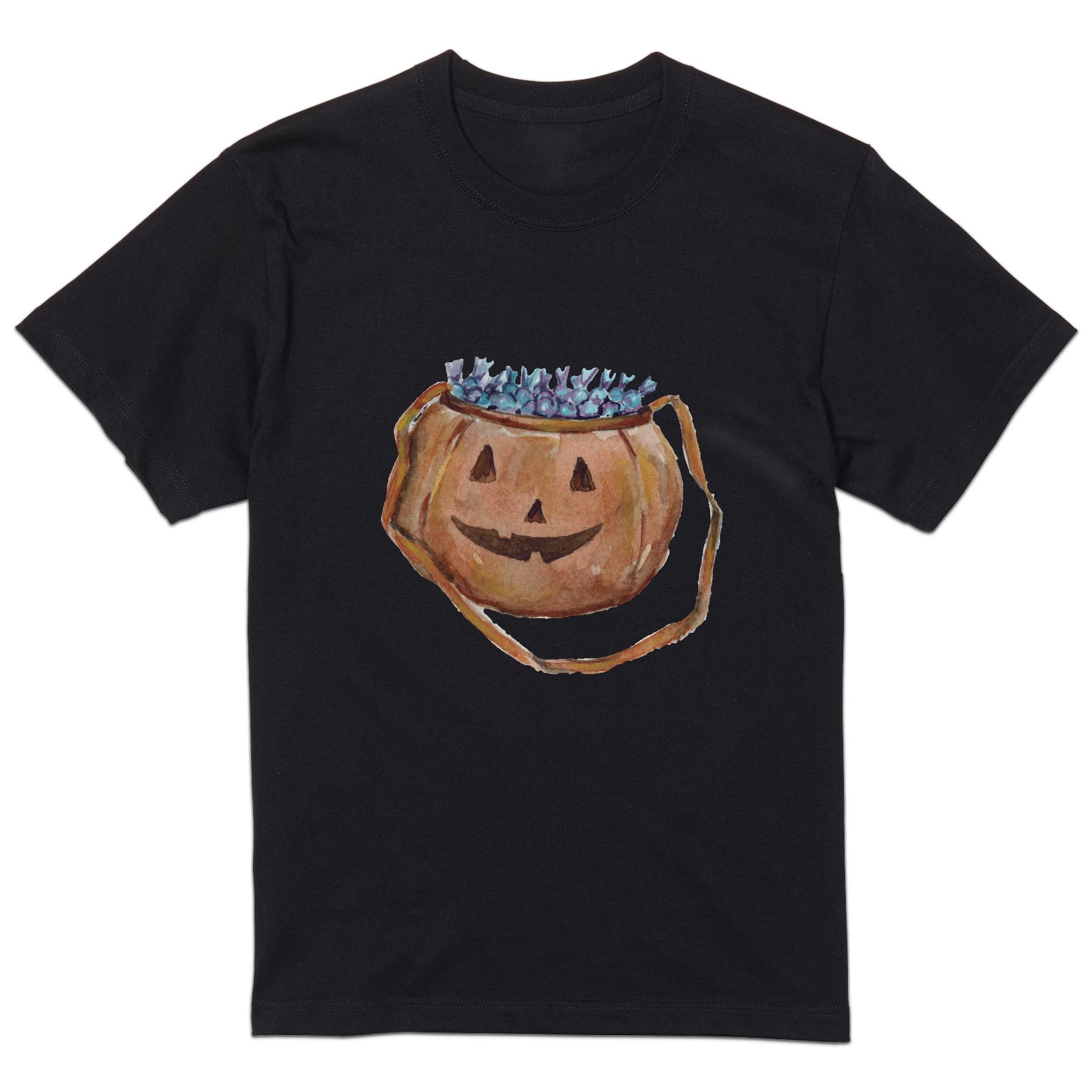 tシャツ メンズ 半袖 ブラック デザイン XS S M L XL 2XL Tシャツ ティーシャツ T shirt 黒 014709 ハロウィン かぼちゃ