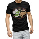 tシャツ メンズ 半袖 ブラック デザイン XS S M L XL 2XL Tシャツ ティーシャツ T shirt 黒 015341 こどもの日 鯉のぼり 兜 ...