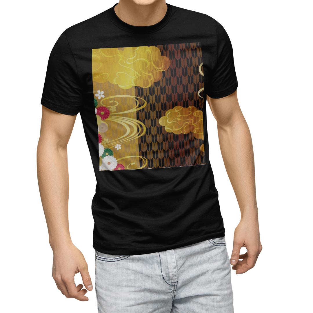 tシャツ メンズ 半袖 ブラック デザイン XS S M L XL 2XL Tシャツ ティーシャツ T shirt　黒 上記で使用したデザインTシャツはこちら▼男性用半袖Tシャツ　ブラック全デザインはこちらから▼▼男性用半袖Tシャツ　ホワイト・グレー全デザインはこちらから▼