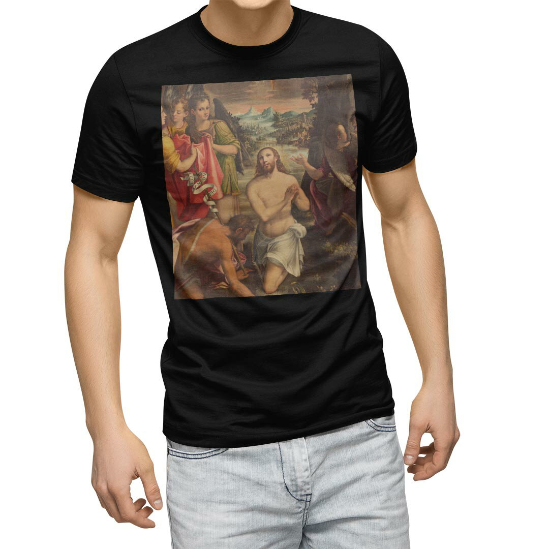 tシャツ メンズ 半袖 ブラック デザイン XS S M L XL 2XL Tシャツ ティーシャツ T shirt　黒 016396 絵画