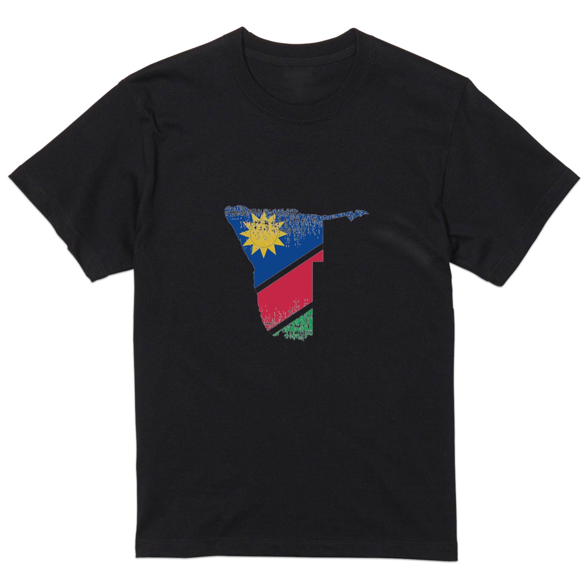 tシャツ メンズ 半袖 ブラック デザイン XS S M L XL 2XL Tシャツ ティーシャツ T shirt 黒 018896 namibia ナミビア