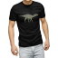 tシャツ メンズ 半袖 ブラック デザイン XS S M L XL 2XL Tシャツ ティーシャツ T shirt 黒 019819 恐竜 Maiasaura マイアサウラ 2,280円