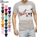 選べる25カラー tシャツ メンズ 半袖 ホワイト グレー デザイン S M L XL 2XL 3XL Tシャツ ティーシャツ T shirt 008283 イラスト 赤 レッド ネイル マニキュア