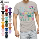 選べる25カラー tシャツ メンズ 半袖 ホワイト グレー デザイン S M L XL 2XL 3XL Tシャツ ティーシャツ T shirt 015326 イースター たまご とり ケーキ パステル
