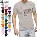 選べる25カラー tシャツ メンズ 半袖 ホワイト グレー デザイン S M L XL 2XL 3XL Tシャツ ティーシャツ T shirt 015433 こ...