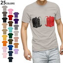 選べる25カラー tシャツ メンズ 半袖 ホワイト グレー デザイン S M L XL 2XL 3XL Tシャツ ティーシャツ T shirt 015447 入学 新一年生 ランドセル デコ