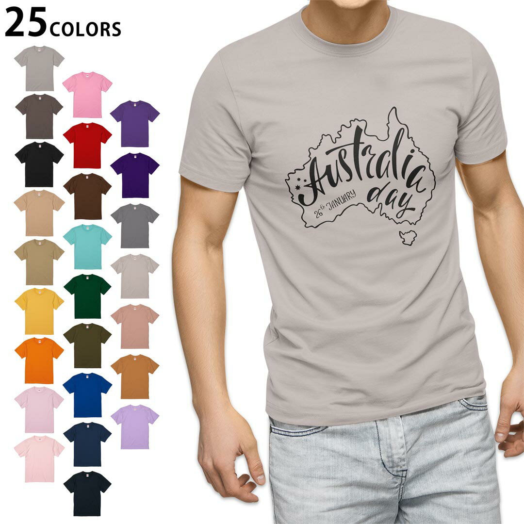 選べる25カラー tシャツ メンズ 半袖 ホワイト グレー デザイン S M L XL 2XL 3XL Tシャツ ティーシャツ T shirt 016142 英語　イラスト