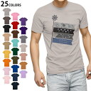 選べる25カラー tシャツ メンズ 半袖 ホワイト グレー デザイン S M L XL 2XL 3XL Tシャツ ティーシャツ T shirt 017758 子...