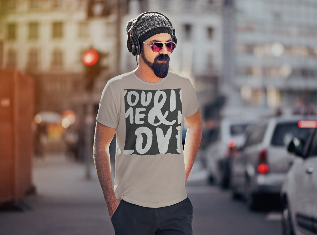 選べる25カラー tシャツ メンズ 半袖 ホワイト グレー デザイン S M L XL 2XL 3XL Tシャツ ティーシャツ T shirt 010991 英語　LOVE　文字