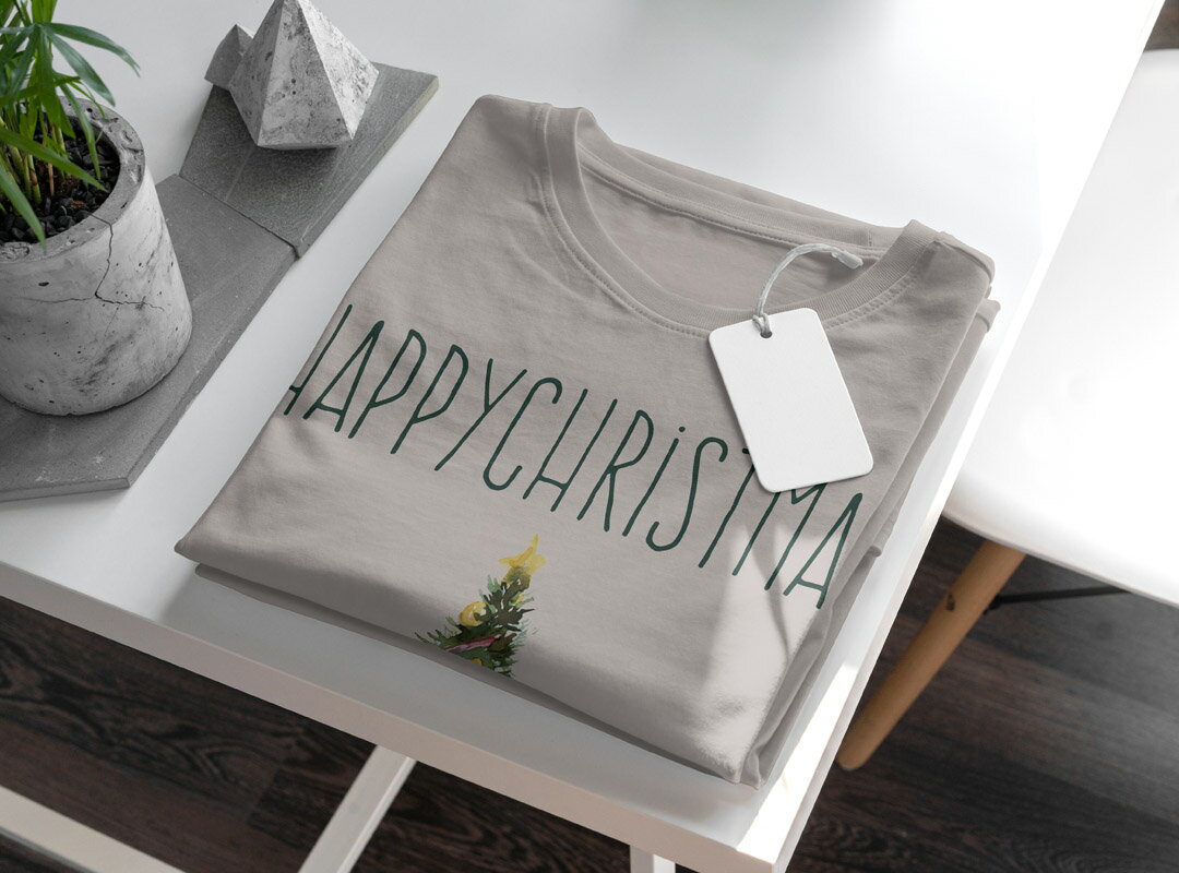 選べる20カラー tシャツ レディース 半袖 デザイン S M L Tシャツ ティーシャツ T shirt 017834 クリスマス　ツリー　英字