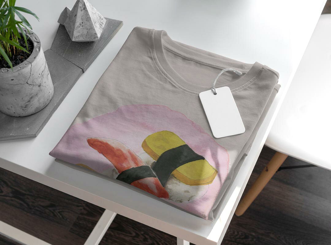 選べる25カラー tシャツ メンズ 半袖 ホワイト グレー デザイン S M L XL 2XL 3XL Tシャツ ティーシャツ T shirt 019880 お寿司 Sushi ご飯 kabekore-11411183 kabeコレ サンプル画像3