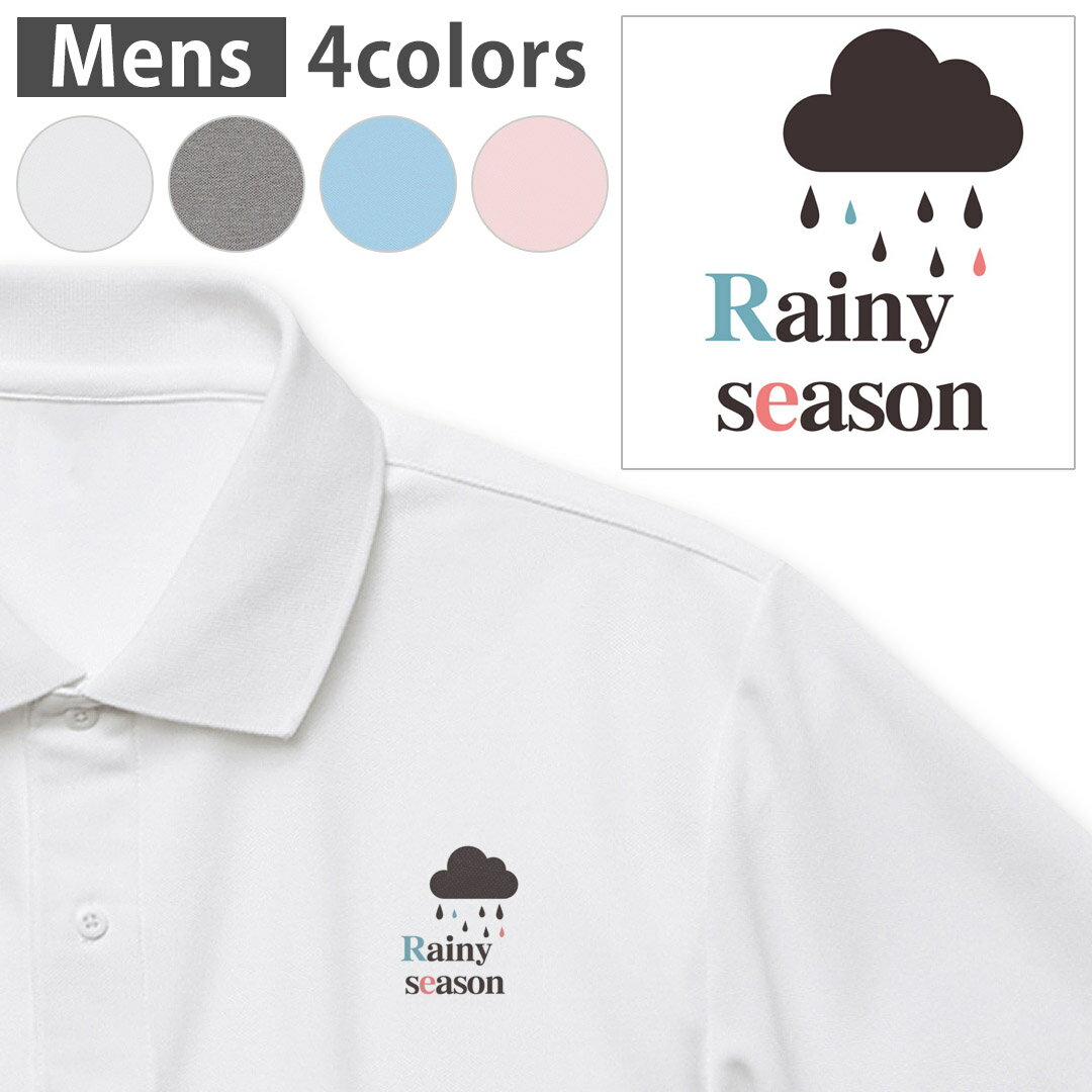 Iׂ4J[ Y hC|Vc ̎q Y  zCg O[ Cgu[ xr[sN |CgfUC Polo shirt Vtɂ ₷ XS S M L XL 2XL 3XL 4XL 5XL 017799 ~J ~J@_@D@rainy@season