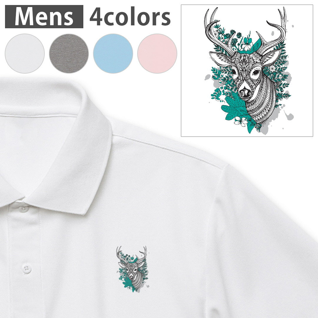 選べる4カラー メンズ ドライポロシャツ 鹿の子 メンズ 半袖 ホワイト グレー ライトブルー ベビーピン..