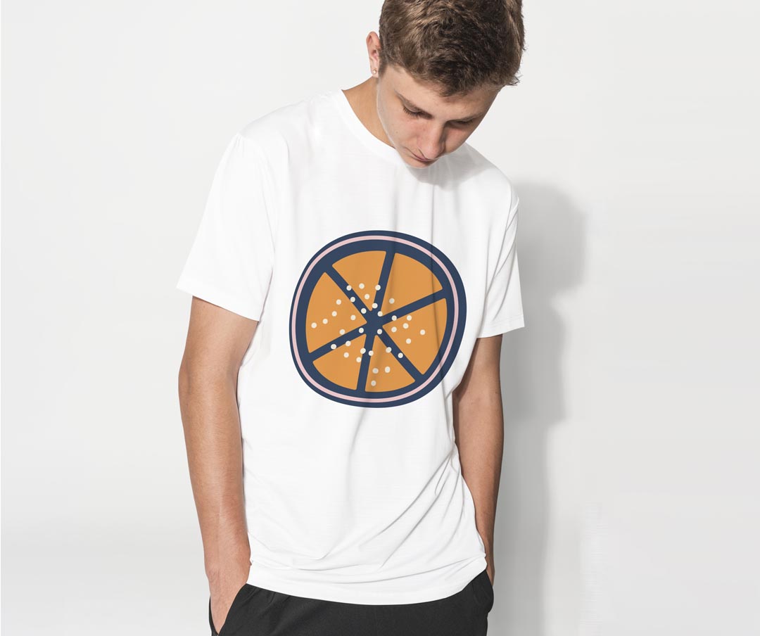 ドライTシャツ メンズ 吸水 速乾 DRY 選べる18カラー! 半袖 デザインドライTシャツ スポーツ ゆったり ティーシャツ T shirt 032208 オレンジ