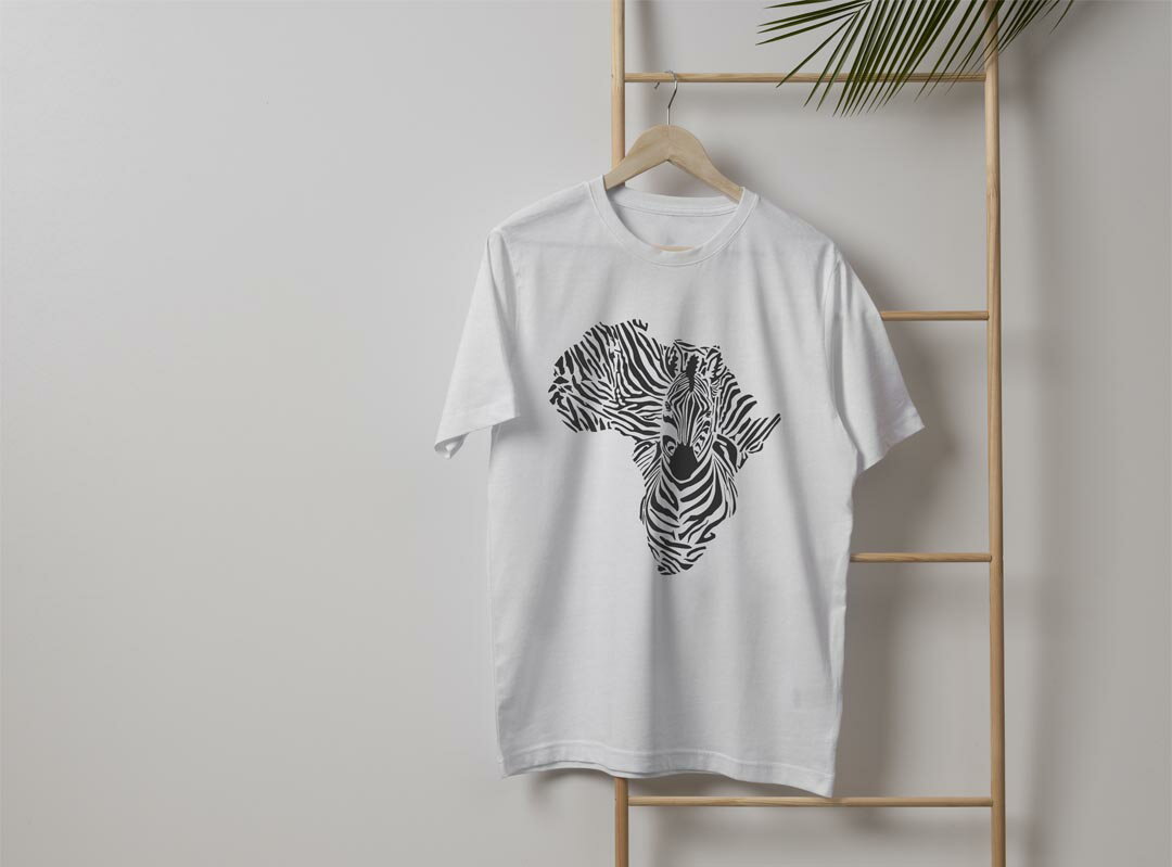 メンズ ドライTシャツ ホワイト 半袖 4.1オンス ジム トレーニング スポーツ 運動会 ドライアスレチック UVカット 紫外線遮蔽 吸水速乾 デザイン Tshirt S M L XL 2XL 3XL 4XL 5XL 6XL 014081 シマウマ　動物　アニマル