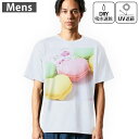 メンズ ドライTシャツ ホワイト 半袖 4.1オンス ジム トレーニング スポーツ 運動会 ドライアスレチック UVカット 紫外線遮蔽 吸水速乾 デザイン Tshirt S M L XL 2XL 3XL 4XL 5XL 6XL 002672 マカロン カラフル 写真