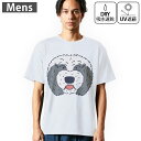 メンズ ドライTシャツ ホワイト 半袖 4.1オンス ジム トレーニング スポーツ 運動会 ドライアスレチック UVカット 紫外線遮蔽 吸水速乾 デザイン Tshirt S M L XL 2XL 3XL 4XL 5XL 6XL 022562 犬 dog かわいい(4)