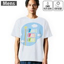 メンズ ドライTシャツ ホワイト 半袖 4.1オンス ジム トレーニング スポーツ 運動会 ドライアスレチック UVカット 紫外線遮蔽 吸水速乾 デザイン Ts...