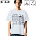 メンズ ドライTシャツ ホワイト 半袖 4.1オンス ジム トレーニング スポーツ 運動会 ドライアスレチック UVカット 紫外線遮蔽 吸水速乾 デザイン Tshirt S M L XL 2XL 3XL 4XL 5XL 6XL 014199 ニューヨーク 風景(4)