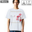メンズ ドライTシャツ ホワイト 半袖 4.1オンス ジム トレーニング スポーツ 運動会 ドライアスレチック UVカット 紫外線遮蔽 吸水速乾 デザイン Ts...