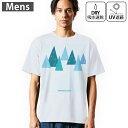 メンズ ドライTシャツ ホワイト 半袖 4.1オンス ジム トレーニング スポーツ 運動会 ドライアスレチック UVカット 紫外線遮蔽 吸水速乾 デザイン Tshirt S M L XL 2XL 3XL 4XL 5XL 6XL 016065 クリスマス ツリー 冬