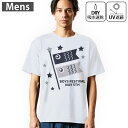 メンズ ドライTシャツ ホワイト 半袖 4.1オンス ジム トレーニング スポーツ 運動会 ドライアスレチック UVカット 紫外線遮蔽 吸水速乾 デザイン Ts...