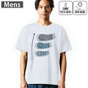 メンズ ドライTシャツ ホワイト 半袖 4.1オンス ジム トレーニング スポーツ 運動会 ドライアスレチック UVカット 紫外線遮蔽 吸水速乾 デザイン Ts...