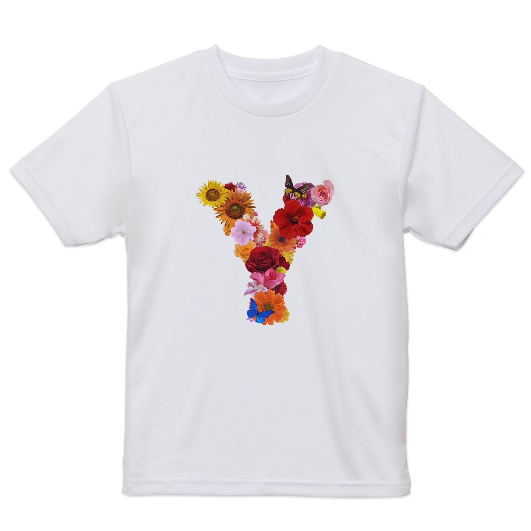 メンズ ドライTシャツ ホワイト 半袖 4.1オンス ジム トレーニング スポーツ 運動会 ドライアスレチック UVカット 紫外線遮蔽 吸水速乾 デザイン Tshirt S M L XL 2XL 3XL 4XL 019330 文字 y アルファベット
