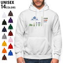選べる14カラーパーカー メンズ レディース ユニセックス 長袖 ホワイト グレー ブラック デザイン S M L XL 2XL sweatshirt trai...
