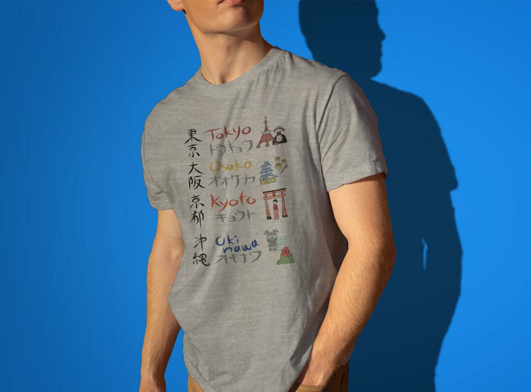 メンズ　デザインTシャツ