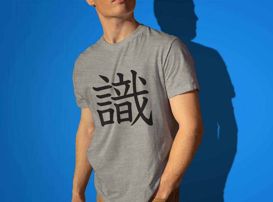 Tシャツ メンズ 半袖 ホワイト グレー デザイン S M L XL 2XL Tシャツ ティーシャツ T shirt 027810 識