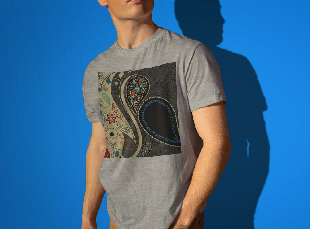 Tシャツ メンズ 半袖 ホワイト グレー デザイン S M L XL 2XL Tシャツ ティーシャツ T shirt 005002 花　　黒 3