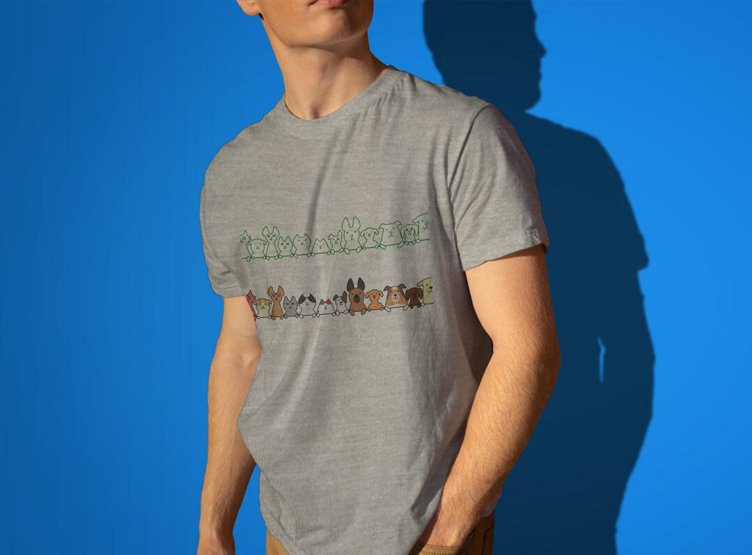 Tシャツ メンズ 半袖 ホワイト グレー デザ...の紹介画像3