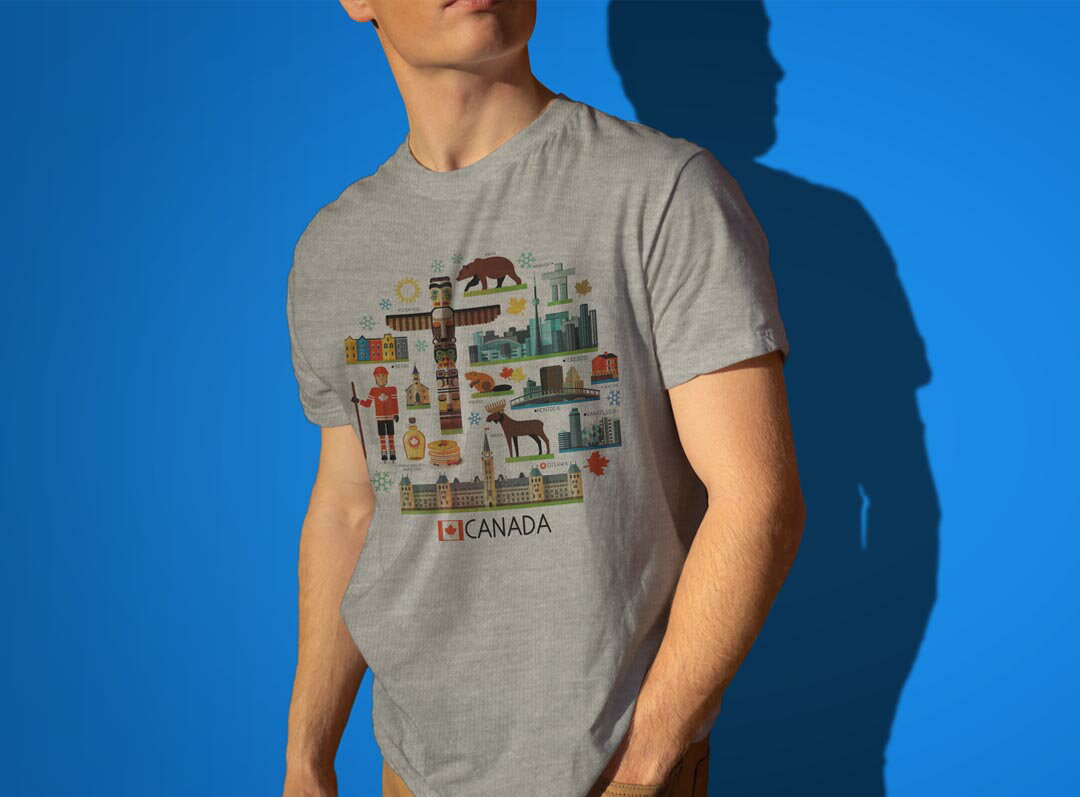 メンズ　デザインTシャツ