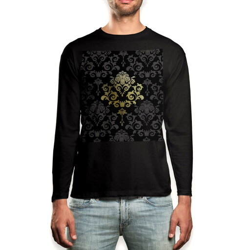 ロング tシャツ メンズ 長袖 ブラック デザイン XS S M L XL 2XL ロンT ティーシャツ 黒 black T shirt long sleeve 000032 模様 黒 ラグジュアリー ロング tシャツ メンズ 長袖 ブラック デザイン XS S M L XL 2XL ロンT ティーシャツ 黒 black T shirt long sleeve 000032 模様 黒 ラグジュアリー