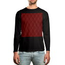 ロング tシャツ メンズ 長袖 ブラック デザイン XS S M L XL 2XL ロンT ティーシャツ 黒 black T shirt long sleeve...