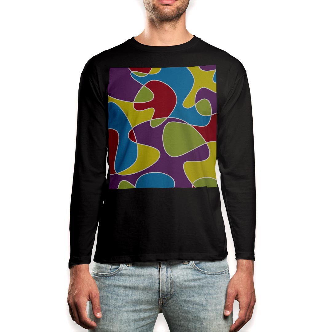 ロング tシャツ メンズ 長袖 ブラック デザイン XS S M L XL 2XL ロンT ティーシャツ 黒 black T shirt long sleeve▼男性用ロングTシャツ ブラック全デザインはこちらから▼▼男性用ロングTシャツ ホワイト・グレー全デザインはこちらから▼商品特徴・16000デザインから選べる！デザインTシャツ！ ・洗濯も赤ちゃんにも安心なウェアプリント 　UltraChrome DGインクは洗濯に対しても色落ちが少なく、高い堅牢度が実証されています。 ・伸縮性に優れた素材、品質とタフネス性に優れたTシャツ。 素材 素材構成：綿　100％ メイン素材：コットン　クルーネックタイプ 注意事項画像はサンプルですので、Tシャツの大きさが若干異なる場合があります。ご覧の環境によっては多少色味に違いを感じる場合がございます。 イメージと違った、モニターと色味が異なるという理由での交換や返金はご対応出来かねます。 写真のカラーは可能な限り実際の商品に色味を近づけていますが、WEBの性質上ご使用のパソコンの設定や環境でカラーが若干異なります。 ご注文後に1点1点制作する受注生産品のため、不良品以外のご返品や交換は固くお断り致します。 選択間違いも保証対象外となりますため、ご注文の際は必ずサイズやカラーをご確認下さい。洗濯の際は、商品の色あせを避けるため手洗いをおすすめします。 つけ置き洗いは避けてください。 タンブラー乾燥はお控えください。発送について完全受注生産のハンドメイド商品となりますので、既製品と比べて発送までお時間を頂いています。 基本的に決済確認後、最大で10営業日での発送となります。繁忙期や休業日明けの場合はさらに時間がかかる場合があります。 その際には別途メールにてご連絡致します。メール便の場合、発送日から到着までに2〜4日ほどかかる場合が多く、紛失などの保障もご対応できかねます。あらかじめご了承下さい。