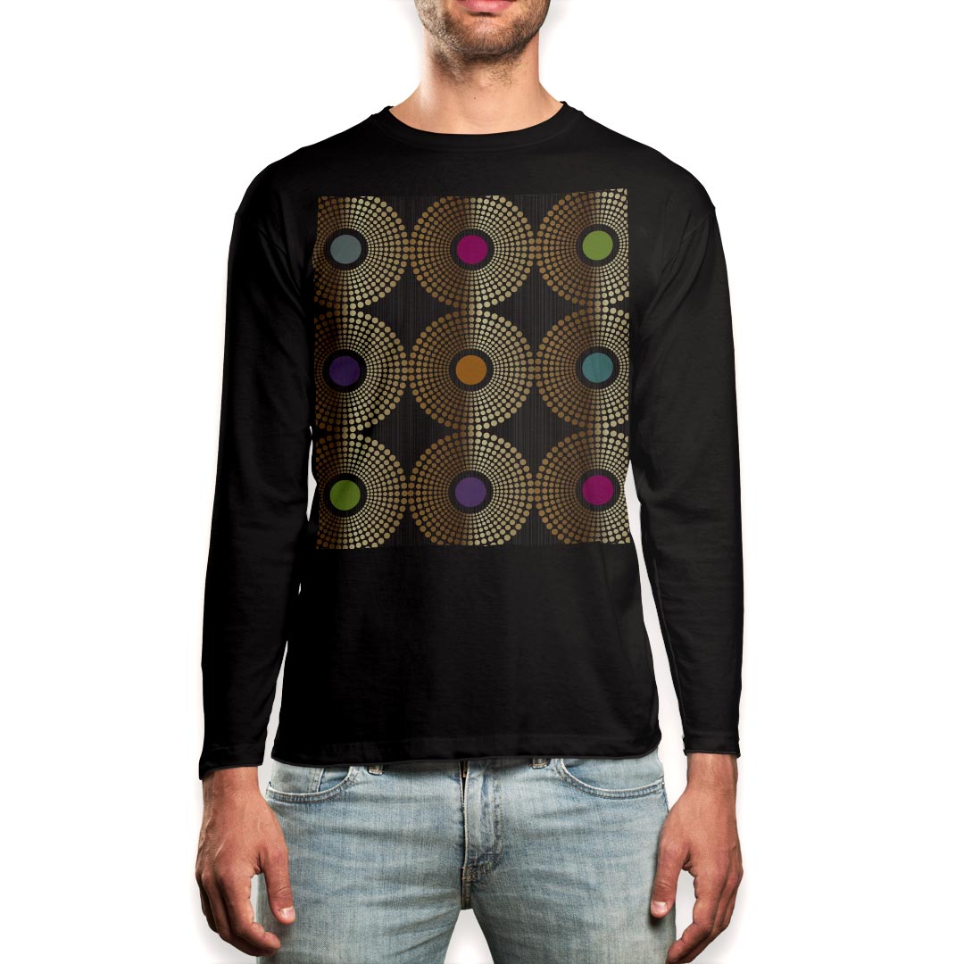 ロング tシャツ メンズ 長袖 ブラック デザイン XS S M L XL 2XL ロンT ティーシャツ 黒 black T shirt..