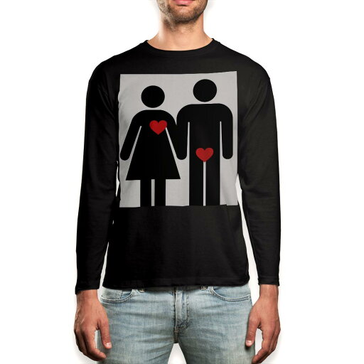 ロング tシャツ メンズ 長袖 ブラック デザイン XS S M L XL 2XL ロンT ティーシャツ 黒 black T shirt long sleeve 000933 人間 カップル ロング tシャツ メンズ 長袖 ブラック デザイン XS S M L XL 2XL ロンT ティーシャツ 黒 black T shirt long sleeve 000933 人間 カップル