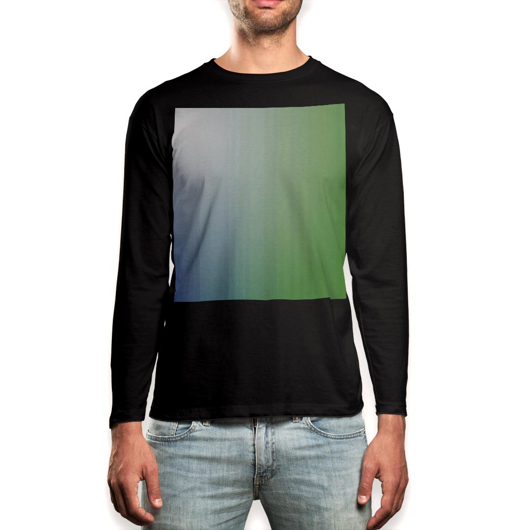ロング tシャツ メンズ 長袖 ブラック デザイン XS S M L XL 2XL ロンT ティーシャツ 黒 black T shirt long sleeve 001830 シンプル　青　緑