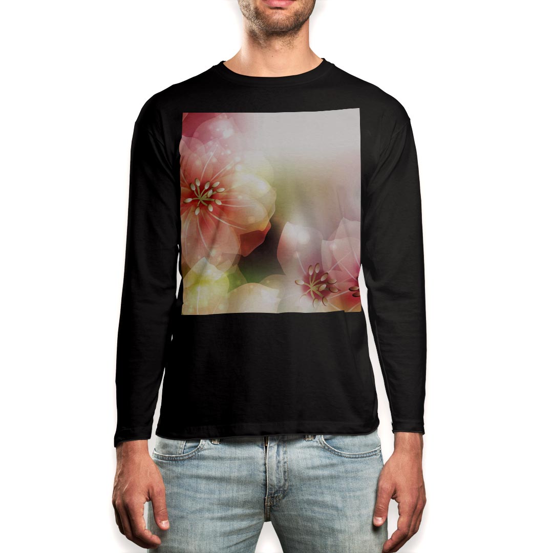  t  Ĺµ ֥å ǥ XS S M L XL 2XL T ƥ  black T shirt long sleeve 001990 ֡եե