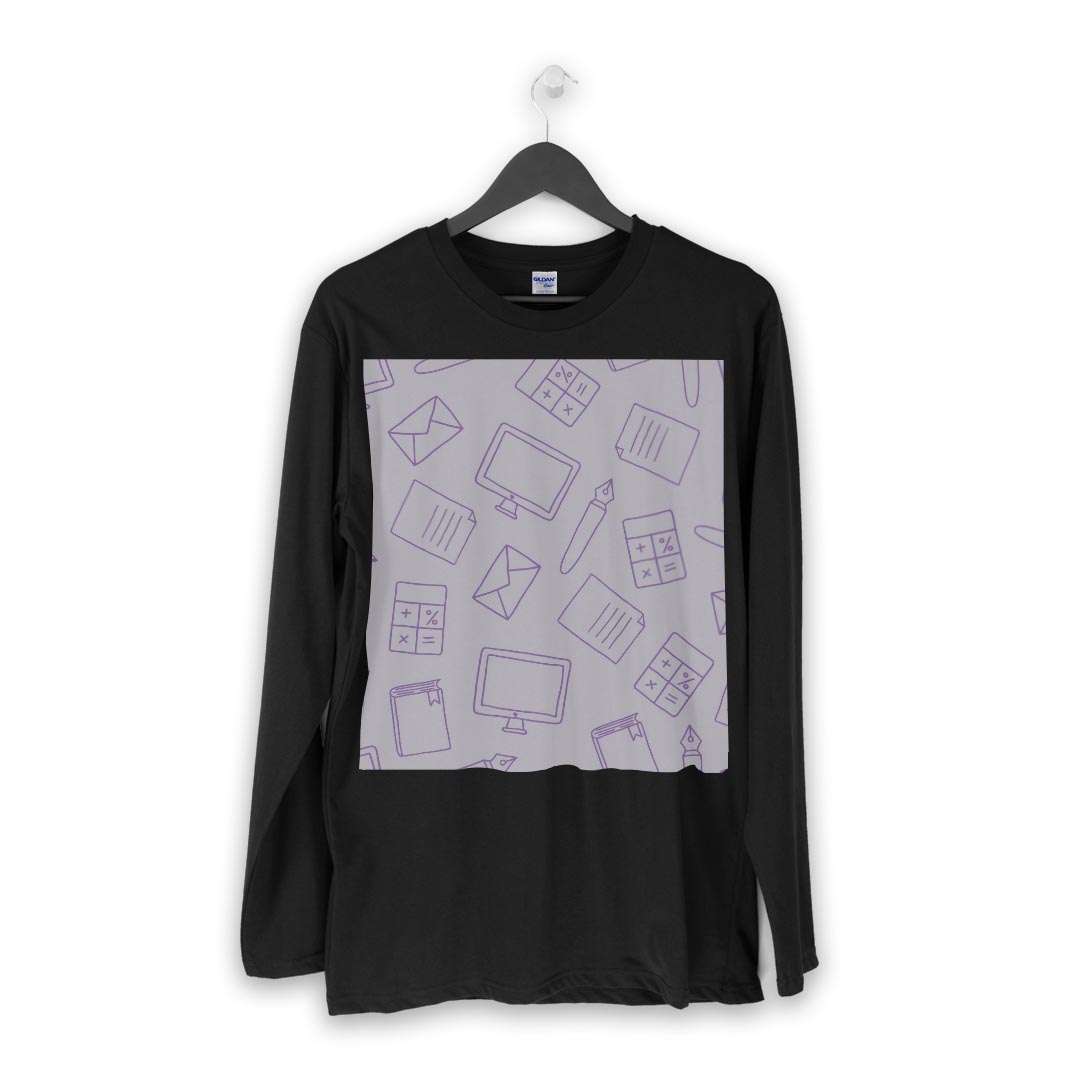 ロング tシャツ メンズ 長袖 ブラック デザイン XS S M L XL 2XL ロンT ティーシャツ 黒 black T shirt long sleeve 050750