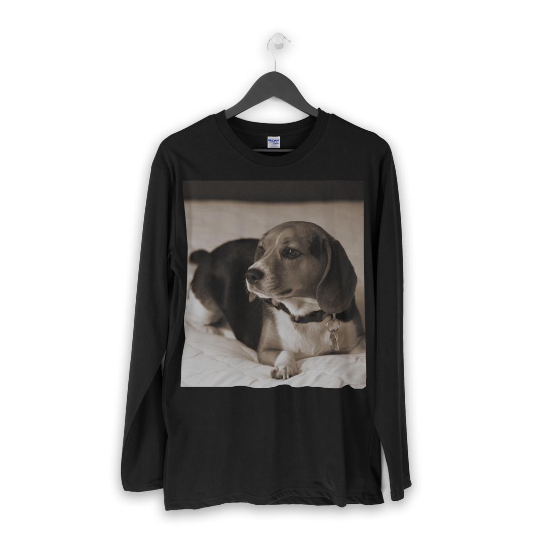 ロング tシャツ メンズ 長袖 ブラック デザ...の紹介画像2
