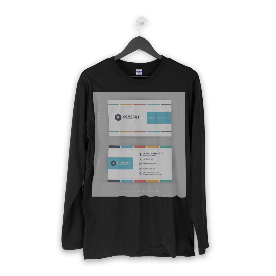 ロング tシャツ メンズ 長袖 ブラック デザイン XS S M L XL 2XL ロンT ティーシャツ 黒 black T shirt long sleeve 009575 英語　文字　カラフル kabekore-10633608 kabeコレ サンプル画像2