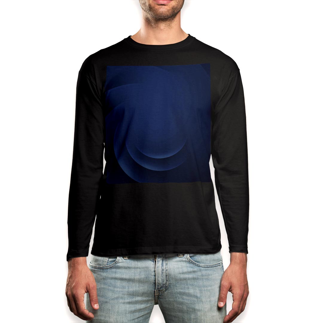 ロング tシャツ メンズ 長袖 ブラック デザイン XS S M L XL 2XL ロンT ティーシャツ 黒 black T shirt long sleeve 002230 シンプル 青