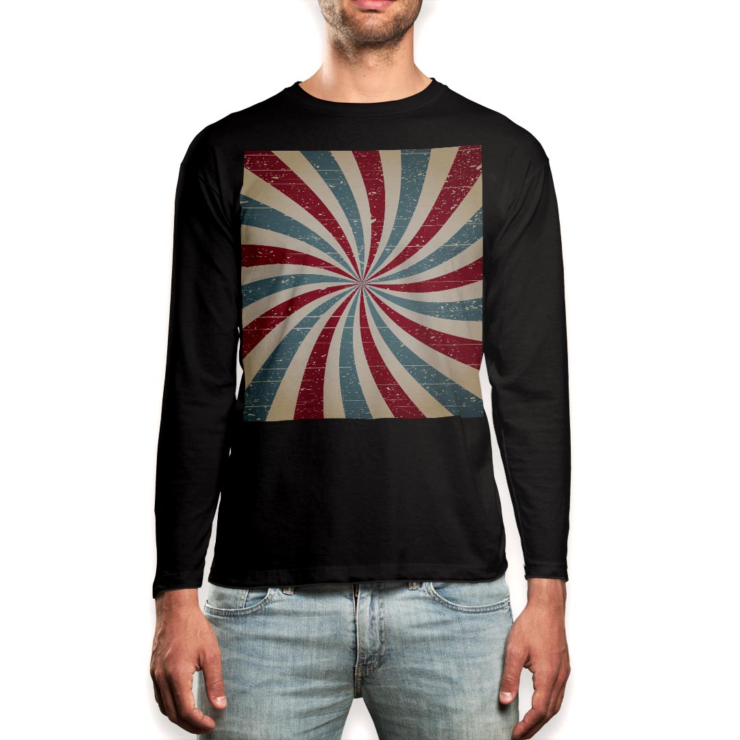 ロング tシャツ メンズ 長袖 ブラック デザイン XS S M L XL 2XL ロンT ティーシャツ 黒 black T shirt..