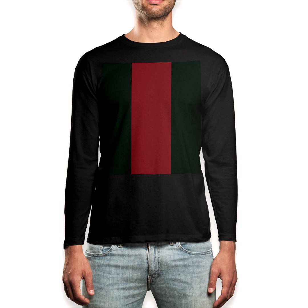 ロング tシャツ メンズ 長袖 ブラック デザイン XS S M L XL 2XL ロンT ティーシャツ 黒 black T shirt long sleeve 002439 外国 国旗